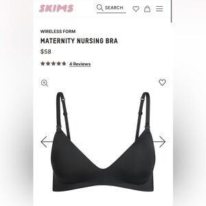 *NWT* SKIMS Wireless Form Nursing Bra, 36A.